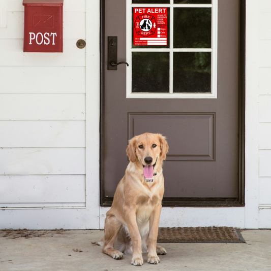 PawSafe Emergency Rescue Sticker – Alert for Pets Inside in Case of Danger